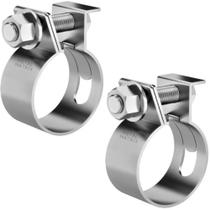 2 ABRACADEIRA MANGOTE 86 A 94mm AÇO 3 POLEGADA LARGA