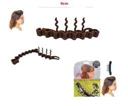 2 Acessórios Pente Volume para Cabelo preto e marrom