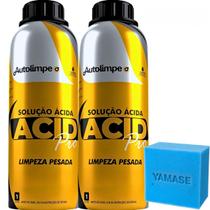 2 Acid Pro AutoLimpe Solução Ácida Concentrada Desincrustante Cimento Ferrugem 1L 2 Acid Pro AutoLimpe Solução Ácida Concentrada Desincrustante Cimento Ferrugem 1L