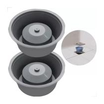 2 Adaptador Tira Mau Cheiro Ralos E Porta Grelhas 10cm Astra