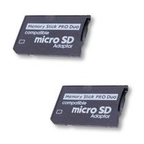 2 Adaptadores para Memória Micro SD Compatíveis com Memory Stick Pro Duo - Foshan Lqjp Trading Co., Ltd.