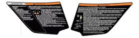 2 Adesivos Porta-Documentos compatível Sea-Doo GTX/RXT 10-15 2 Adesivos Porta-Documentos compatível Sea-Doo GTX/RXT 10-15