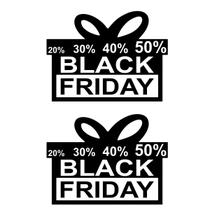 2 Adesivos Vitrine Parede Loja 50X35cm - Preto 2 Adesivos Vitrine Parede Loja 50X35cm - Preto