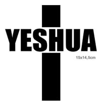 2 Adesivos Yeshua Cristão Gospel Católico Religião Jesus - Imprimax