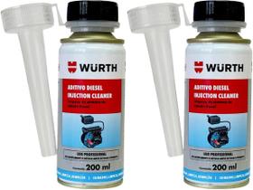 2 Aditivo Diesel Injection Cleaner Limpeza de Injeção Diesel Wurth 200ml