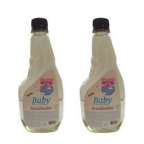 2 Água de Tecido Refil 500ml Facilitador Para Passar Roupa Perfumar Marca Senalândia - Envio Já