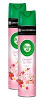 2 Air Wick Bom Ar Adorizador Aroma Cheirinho de Talco 432ml