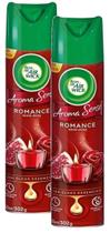 2 Air Wick Bom Ar Adorizador Aroma Romance Romã + Rosa 360Ml