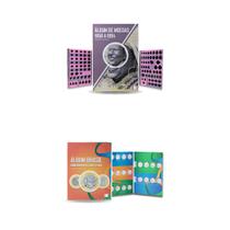 2 Álbuns de moedas 1956 a 1994 Cruzeiro e Cruzado, Real Olímpicas 2012-2016