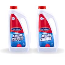 2 Algicida Choque Hidroazul Elimina Algas Piscina Verde 1l 2 Algicida Choque Hidroazul Elimina Algas Piscina Verde 1l