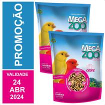 2 Alimento Mix Super Premium Para Canários 350g - Megazoo