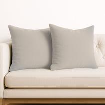 2 Almofadas Cheia Veludo Sofa Decorativa 45x45 Creme Claro 2 Almofadas Cheia Veludo Sofa Decorativa 45x45 Creme Claro