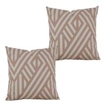 2 Almofadas Cheias Sofa Sala Impermeável Decorativa Antimofo Trama Original