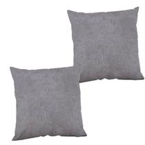 2 Almofadas Cheias Sofa Sala Impermeável Decorativa Antimofo Trama Original 2 Almofadas Cheias Sofa Sala Impermeável Decorativa Antimofo Trama Original