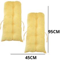2 Almofadas com um ótimo conforto para você na medida 95x45 cm
