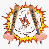 2 Almofadas Divertidas Decorativas Criativas Bastões Diálogo