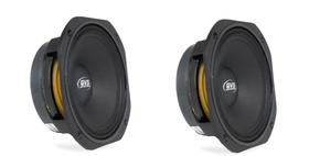 2 Alto Falante 8 Polegadas QVS 250W RMS Médio Grave 16 ohms