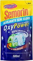 2 Alvejante Sem Cloro Oxy Power Roupas Coloridas Semorin 500ml