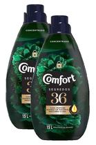 2 Amaciante De Roupa Concentrado 36 Comfort Segredos 1,5l