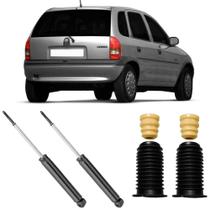 2 Amortecedor Chevrolet Corsa 94 a 2002 Traseiro Nakata e Kit