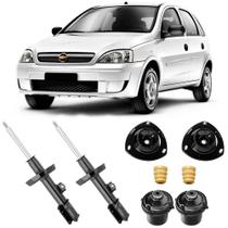 2 Amortecedor Corsa 2002 a 2012 Dianteiro Nakata e Kit