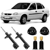 2 Amortecedor Corsa Classic 2004 a 2016 Dianteiro Motorista Passageiro Nakata e Kit 2 Amortecedor Corsa Classic 2004 a 2016 Dianteiro Motorista Passageiro Nakata e Kit