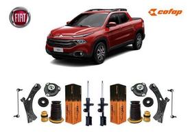 2 Amortecedor Dianteiro + Kit Suspensão Fiat Toro 2.0 Diesel 2016 2017 2018