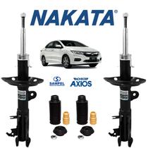 2 Amortecedor Dianteiro Nakata Honda Fit 2018 + Kit Batente