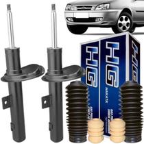 2 Amortecedor Dianteiro Nakata + Kits Fiesta 1996 a 2007