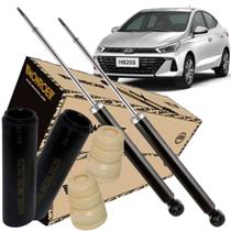 2 Amortecedor Hyundai HB20 HB20S Traseiro Monroe + Kit Axios