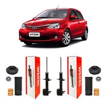 2 Amortecedor Kit Batente Dianteiro Etios 2012 2013 2014 15