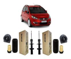 2 Amortecedor Kit Coxim Dianteiro Fiat Idea 2009 2010 2011