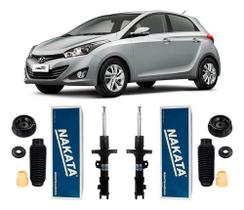 2 Amortecedor Kit Coxim Dianteiro Hyundai Hb20 2015 2016 17