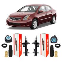 2 Amortecedor Kit Coxim Dianteiro Nissan Sentra 2007 a 2013