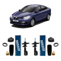 2 Amortecedor Kit Coxim Dianteiro Renault Fluence 2011 12 13