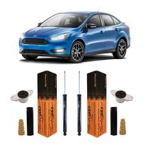 2 Amortecedor + Kit Traseiro Focus Sedan 2014 2015 2016 2017