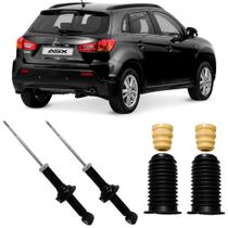 2 Amortecedor Mitsubishi Asx 2011 a 2018 Traseiro Nakata e Kit