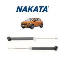 2 Amortecedor Pressurizado Esquerdo + Direito Nakata Traseiro Onix Activ 2016 A 2019 2 Amortecedor Pressurizado Esquerdo + Direito Nakata Traseiro Onix Activ 2016 A 2019