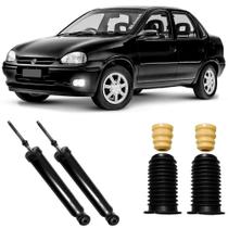 2 Amortecedor Traseiro Corsa Classic Celta Monroe e Kit