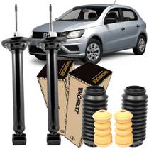 2 Amortecedor Traseiro Gol Voyage G5 G6 G7 Kit Batente Coifa