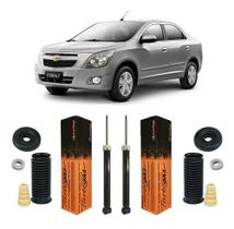 2 Amortecedor Traseiro + Kit Dianteiro Cobalt 2011 2012 2013 - Cofap