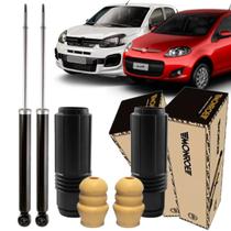 2 Amortecedor Traseiro Monroe + Kits Novo Palio Uno Mobi Way