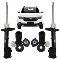 2 Amortecedores Dianteiros Fiat Strada 2021 A 2024 + Kit Original Axios