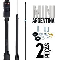 2 Antena Base Embutida Black Viuva Negra Px Mini Argentina 200w 1,07m Parafusos Fixação