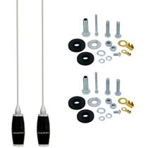 2 Antena Móvel 1,40 Metros Px Mini Maria Mole Marinox B-2005p