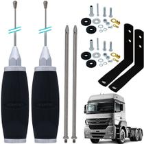 2 Antena Móvel Px Alongador 60cm Suporte Dianteiro Mercedes Benz Axor Parafusos Anti-Furto 2 Antena Móvel Px Alongador 60cm Suporte Dianteiro Mercedes Benz Axor Parafusos Anti-Furto