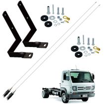 2 Antena Móvel Px Inox Mini Maria Mole 1,40 metros Suporte Dianteiro Volkswagen Delivery Parafusos Anti-Furto 2 Antena Móvel Px Inox Mini Maria Mole 1,40 metros Suporte Dianteiro Volkswagen Delivery Parafusos Anti-Furto