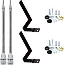 2 Antena Móvel PX Marinox 2,70 Metros Alongador Inox 60cm Pl-2003 + Suportes Volkswagen Delivery + Kits de Parafusos Anti-Furto 2 Antena Móvel PX Marinox 2,70 Metros Alongador Inox 60cm Pl-2003 + Suportes Volkswagen Delivery + Kits de Parafusos Anti-Furto