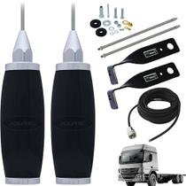 2 Antena Px Marinox B2003p Caminhão Mb Atego Cabo Parafuso