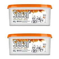 2 Antimofo Secar Original Natural 80g Absorvedor De Umidade Evita Problemas Com Mofo Fungos Bolor Mau Cheiro Absorve Até 100ml Guara Roupa Gaveta